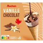 Cône Glacé Vanille Chocolat x6 415g