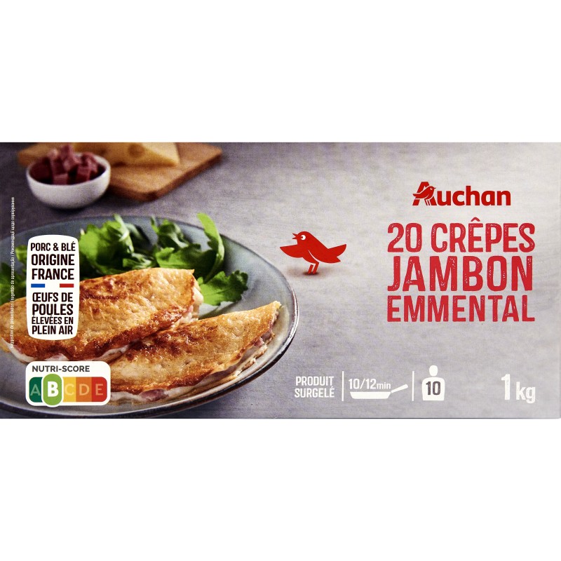 Crêpes emmental jambon x20 1kg