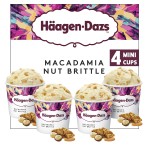 Glace Mini Pots Vanille Noix de Macadamia 4x81g