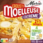 Pizza crousti moelleuse extrême 4 fromages 3x510g dont 1 offerte