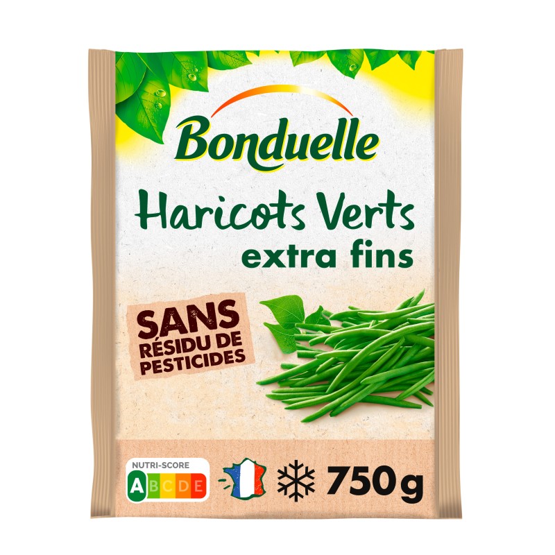 Haricot vert extra fin sans résidu de pesticides 750g