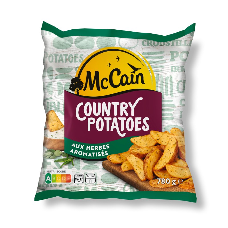 Country potatoes aux herbes aromatisés 780g