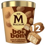 Bonbons glacés à la vanille caramel chocolat Milliardaire 12x17ml