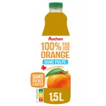 Pur jus d'orange sans pulpe 1.5l