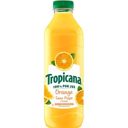 Jus d'orange sans pulpe 1l