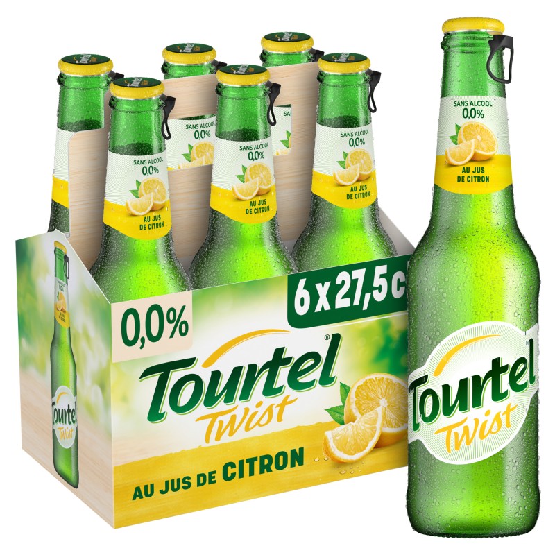 Bière sans alcool aromatisée citron 0% 6x27,5cl