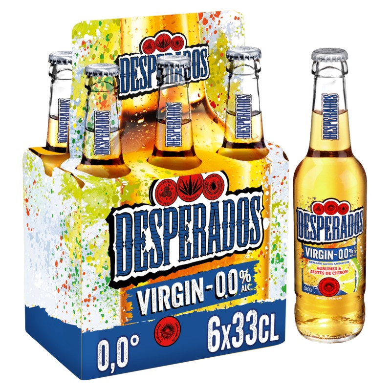 Bière sans alcool agrumes & zestes de citron 0% 6x33cl