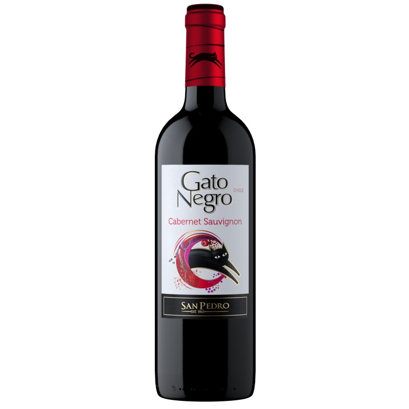 Vin rouge Gato Negro Cabernet Sauvignon Central Valley 13.5% 75cl