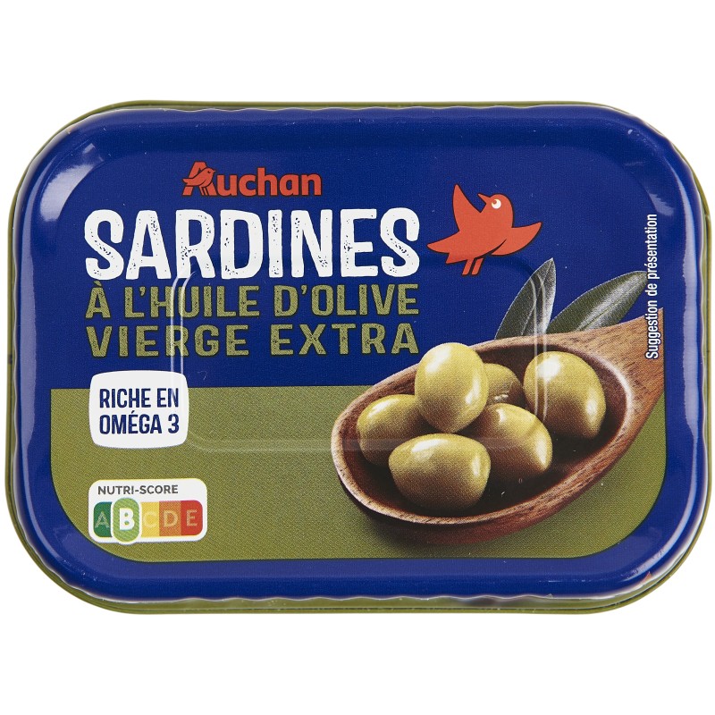 Sardines à l'Huile d'Olive Vierge Extra 135g