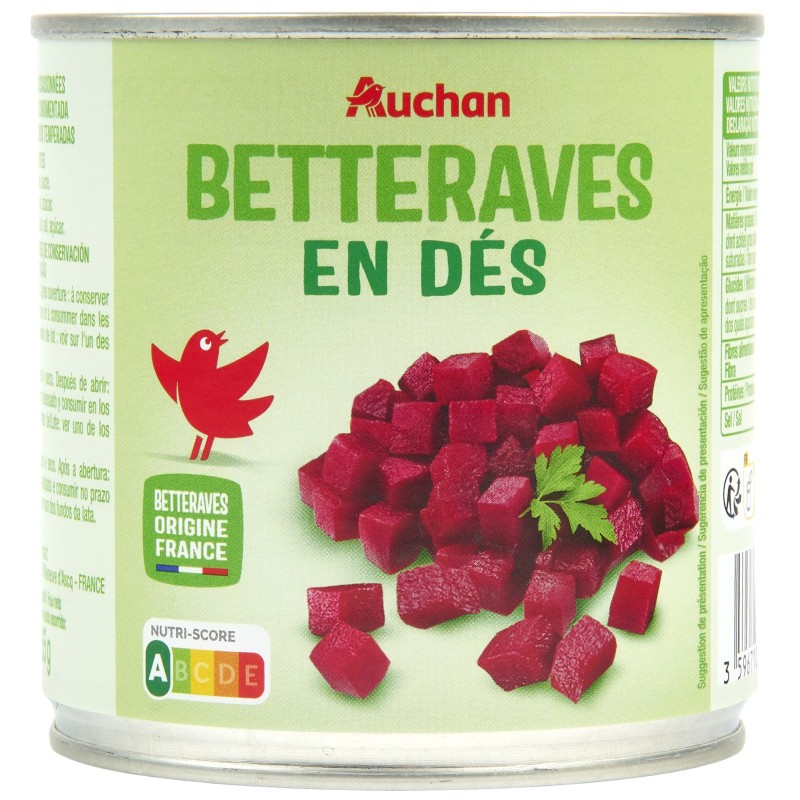 Betteraves en Dès 265g