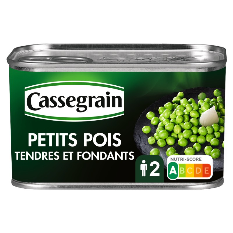 Petits pois tendres fondants 280g