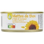 Miettes de thon à l'huile de tournesol 160g