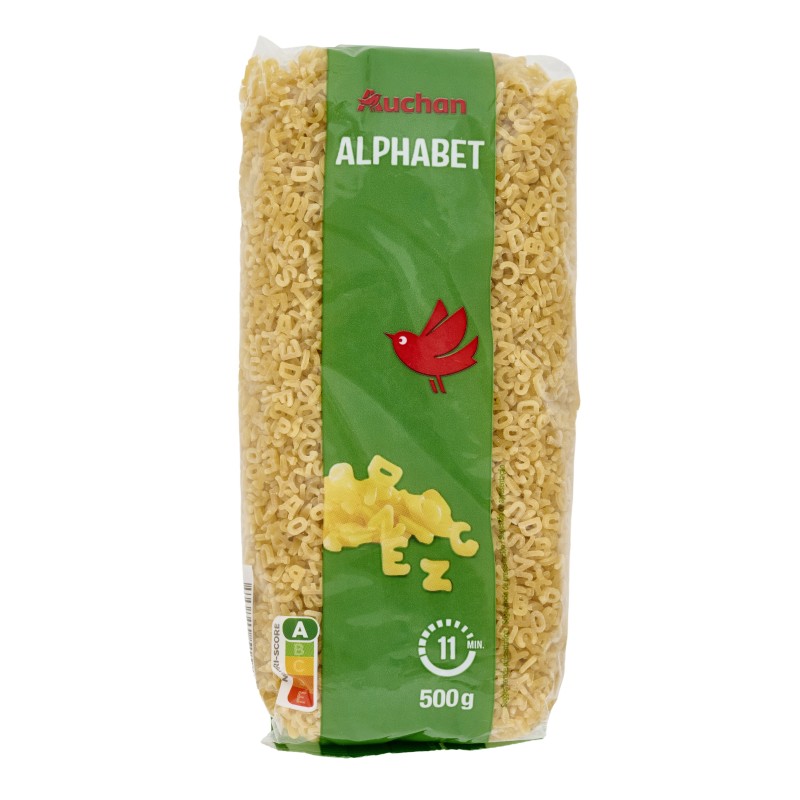 Pâtes Alphabet 500g
