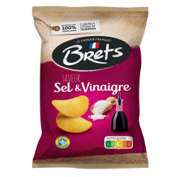 Chips ondulées saveur sel et vinaigre 125g
