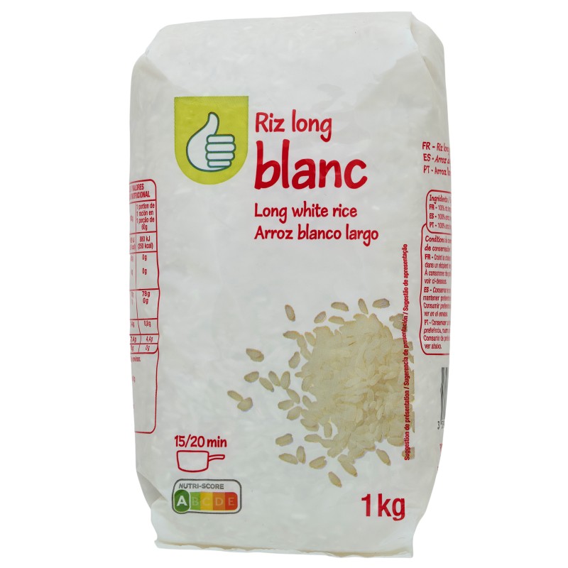 Riz Long Blanc 1kg