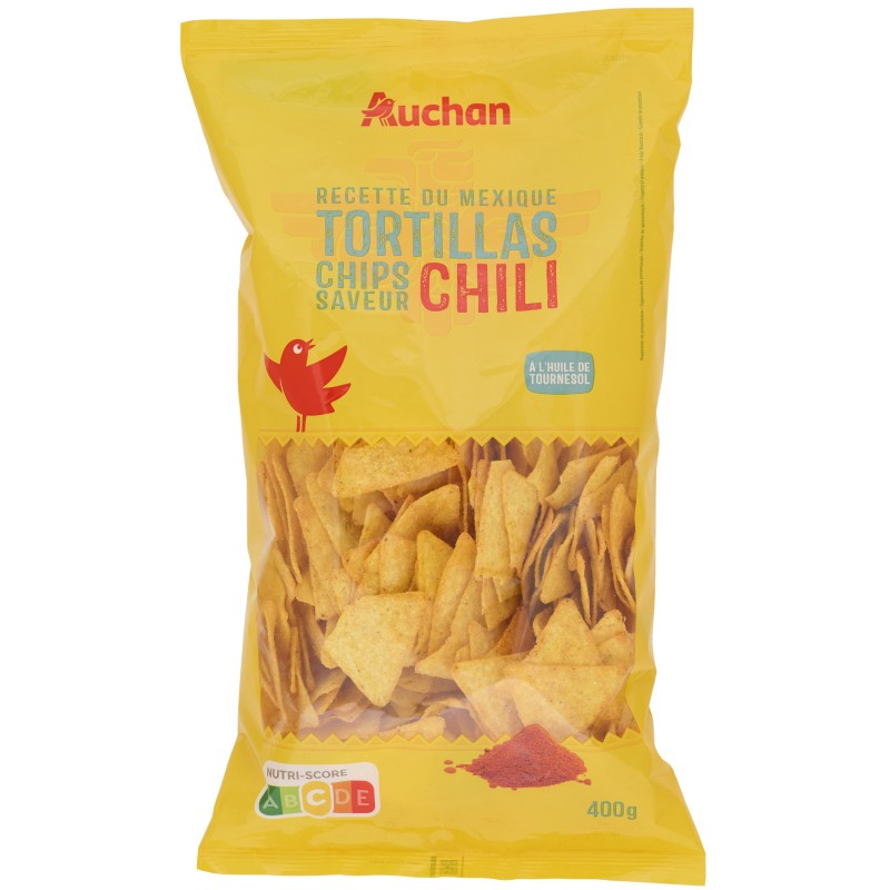 Tortillas chips chili 400g