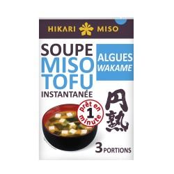 Soupe miso tofu et algues 58g