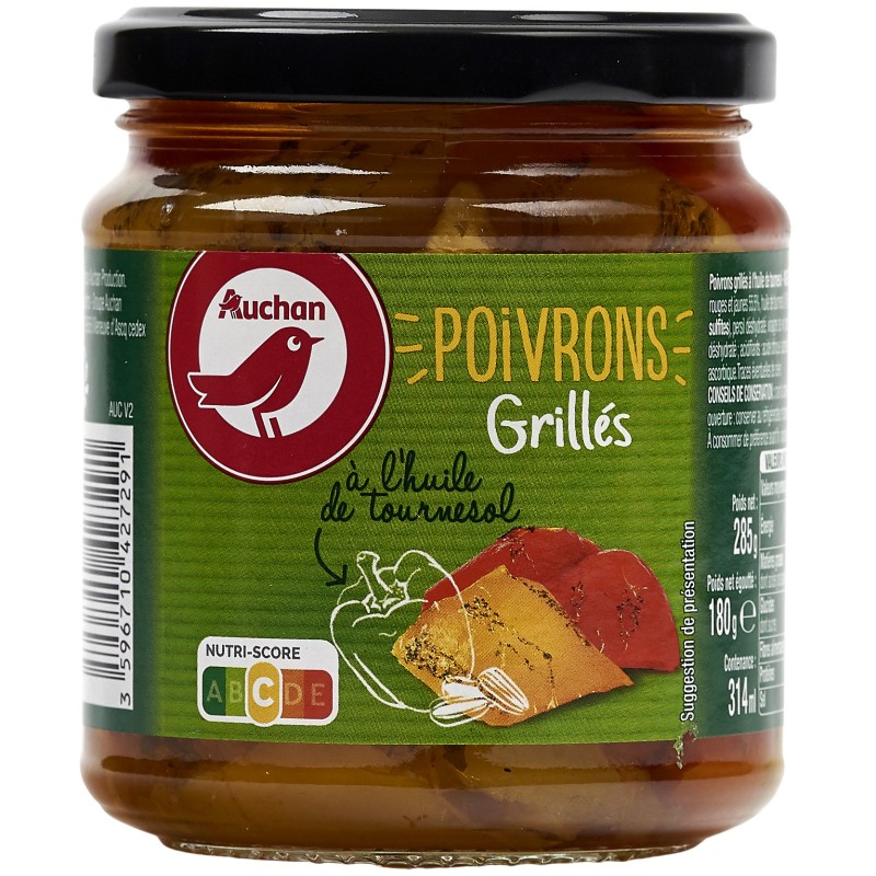 Poivrons Grillés 185g