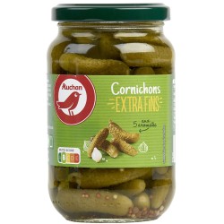 Cornichons extra fins aux 5 arômates 185g
