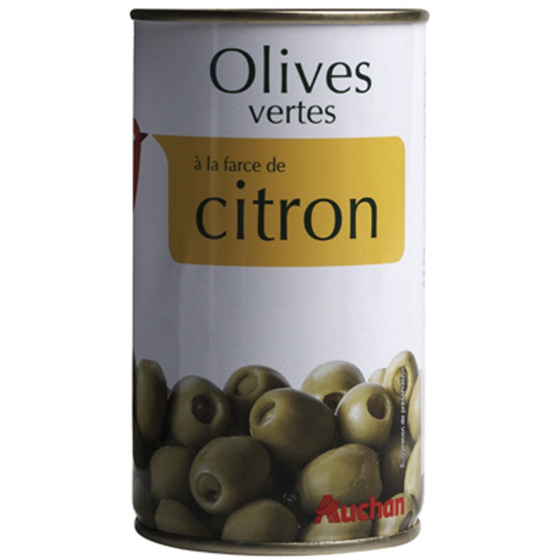 Olives Vertes à la Farce de Citron 150g