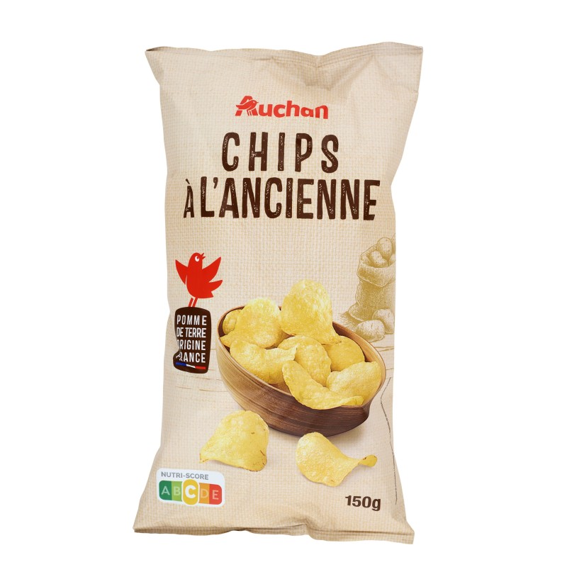 Chips à l'ancienne nature 150g