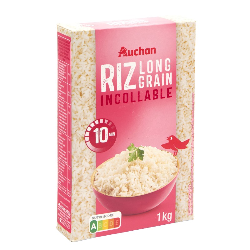 Riz Long Grain Incollable Cuisson Rapide 1kg