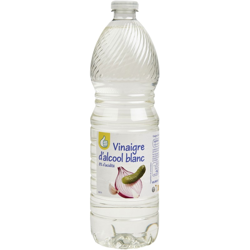 Vinaigre d'alcool blanc 1l
