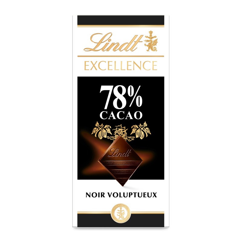 Excellence Tablette De Chocolat Noir Dégustation Corsé 78% 100g