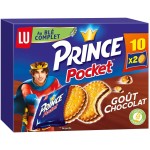 Biscuits fourrés au chocolat Pocket 10 sachets 400g