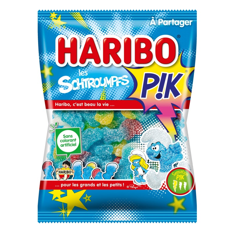 Schtroumpfs PIK Bonbons Acidulés 275g