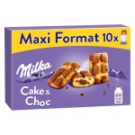 Cake & Choc Gâteaux Fourrés au Chocolat et Pépites de Chocolat x10 350g