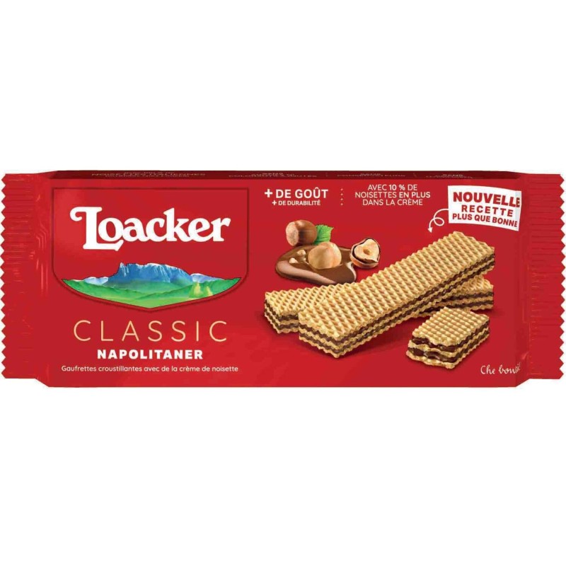 Gaufrettes Croustillantes Fourrées A La Crème de Noisettes