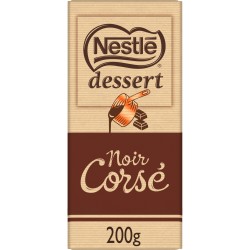 Dessert Chocolat noir corsé pâtissier 200g