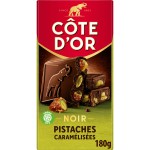 Chocolat Noir Pistaches Caramélisées 180g