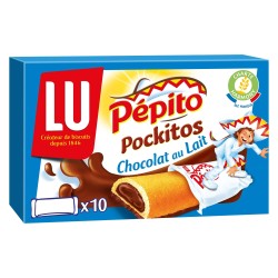 Pépito Pockitos Chocolat au Lait x10 295g