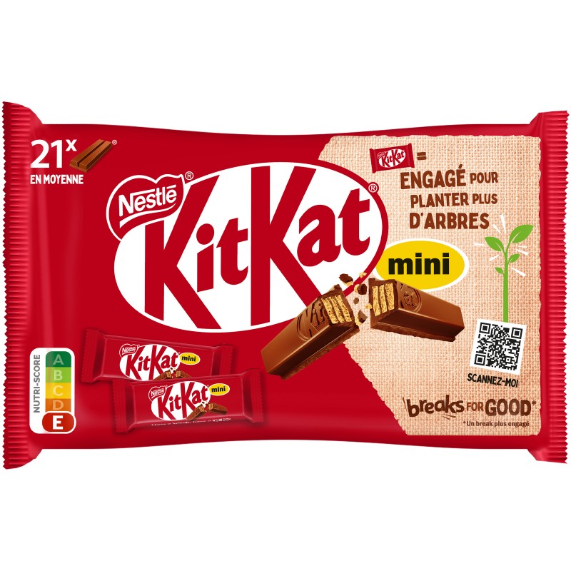 Mini barres chocolatées x21 350g