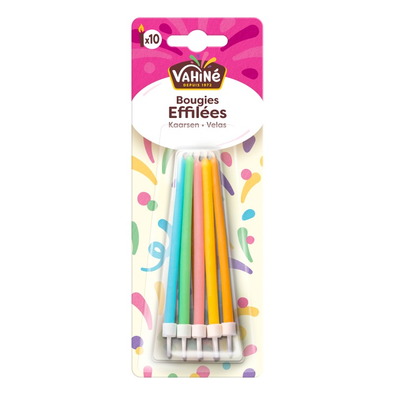 Bougies Effilées x10