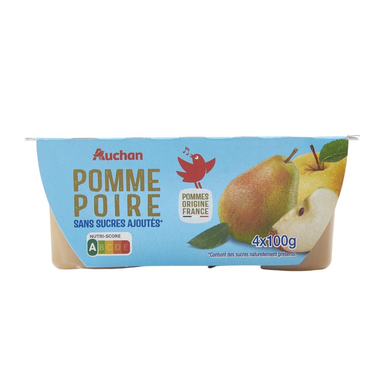 Compote Pomme Poire 4x100g