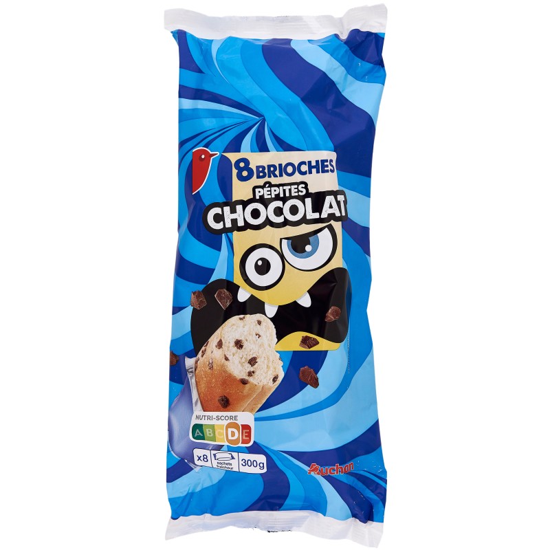 Brioches aux Pépites de Chocolat x8 300g