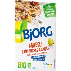 Bio Muesli Sans Sucre Ajouté 375g