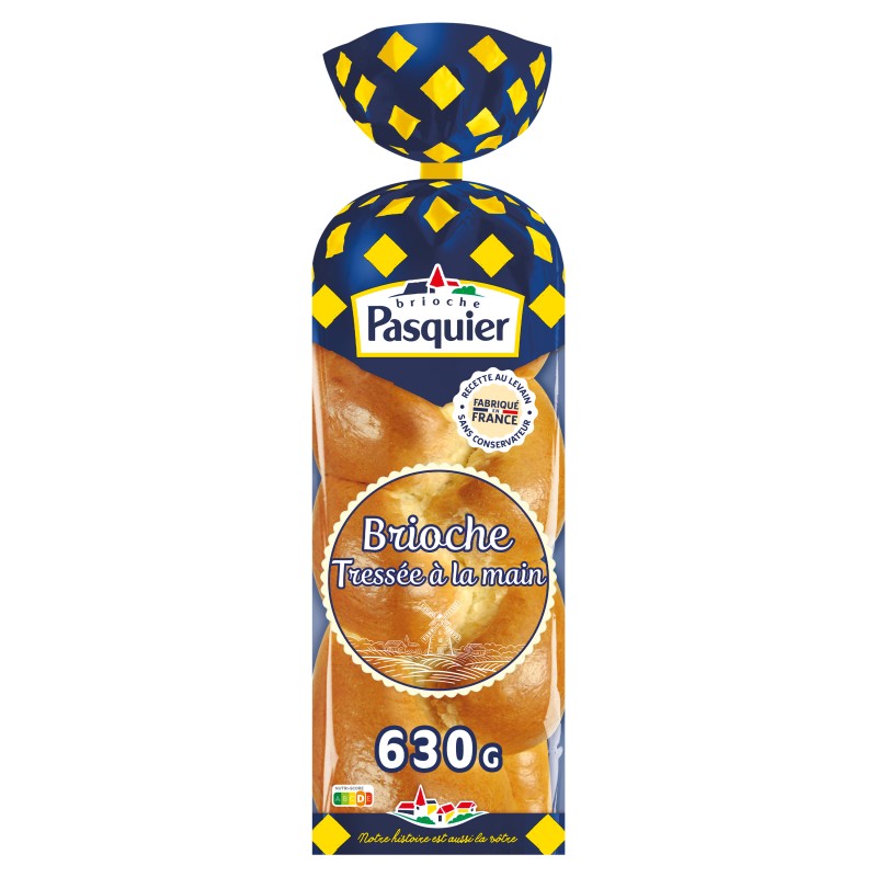 Brioche Tressée Nature 630g