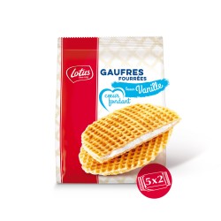 Gaufres fourrées coeur fondant saveur vanille 310g