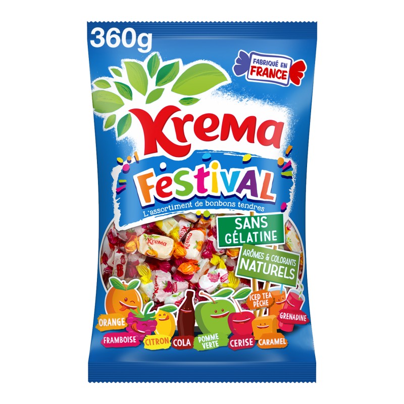 Bonbons tendres festival aux fruits 360g