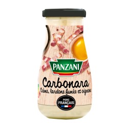 Sauce carbonara en bocal 370g