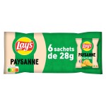 Chips paysanne nature 6x28g