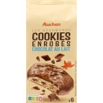 Cookies Enrobé de Chocolat au Lait 180g 6x
