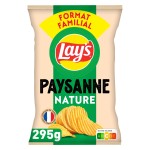 Chips ondulées paysannes nature 295g