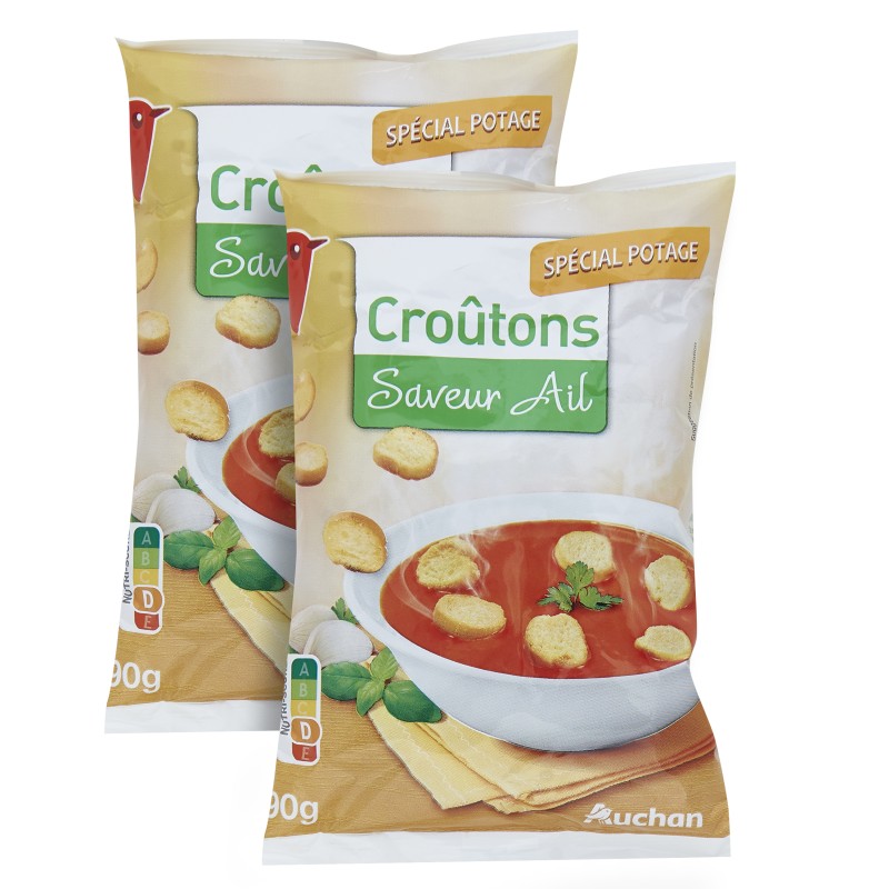 Croûtons Saveur Ail 2x90g