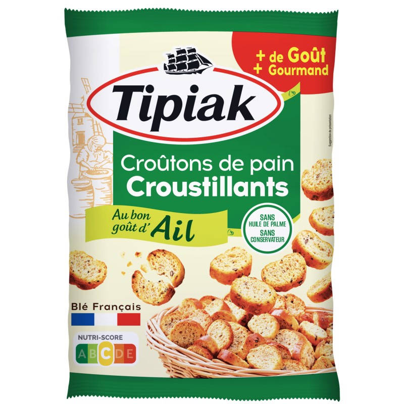 Croûtons Croustillants Ail 220g