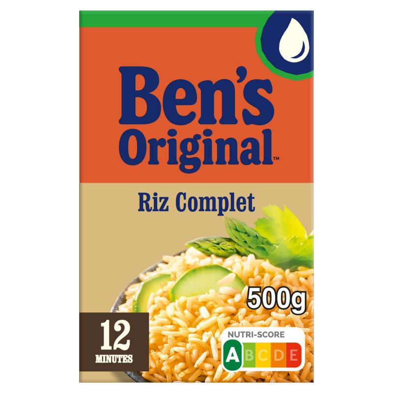 Riz complet cuisson rapide 500g